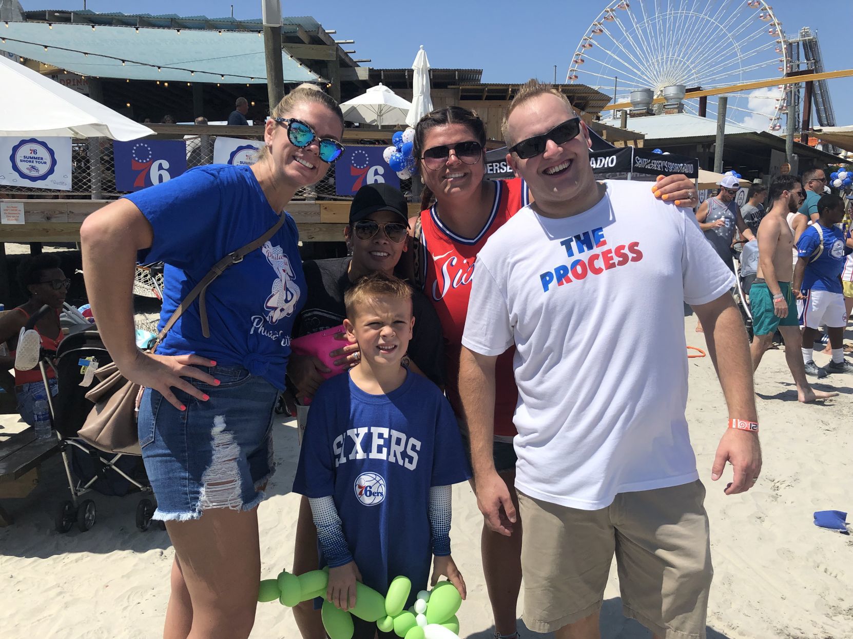SEEN at 76ers Summer Shore Tour in Wildwood